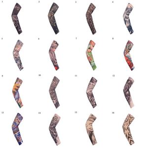 1PCS Arm Warmer Unisex Quick Dry UV Protection Outdoor Temporary Fake Running Arm Sleeve Skin Proteive Tattoo Sleeves