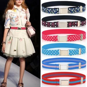 Adjustable Belt Kids Children Stretch Elastic Canvas Waistband Easy Buckles Belt