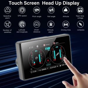 HUD C20 Head Up Display Auto Car GPS Speedometer Cigarette lighter Display GPS Car Speed Projector Digital On-board Computer
5.0