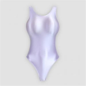 XCKNY  One piece T-shaped swimsuit women's sexy tight gloss swimsuit women's one piece vest oil gloss dead tank water sw