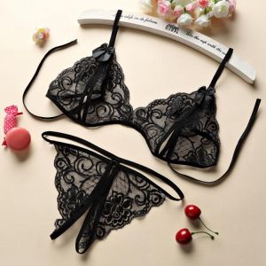 1 Set Stimulate G-Spot Sexy Bikini  Thongs Mini Micro Bikini Swimming Suit for Women Transparent Butt Panties Lingerie Underwear