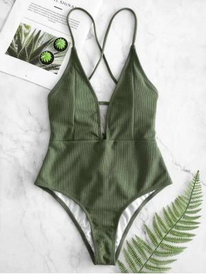 Sexy Halter Solid Women Swimwear Sexy High Cut Out One Piece Swimsuit Backless Thong Swim Suit Female Bathing Suit Monokini