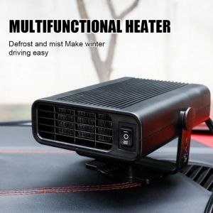 Car Heater Defroster 12V/24V Autonomous Electric Heater 500W Portable 360 Degree Rotation Cooling Fan Windscreen Defogging 2021
