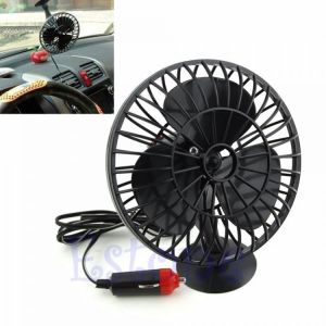 New 12V Powered Mini Truck Car Vehicle Cooling Air Fan Adsorption Summer Gift