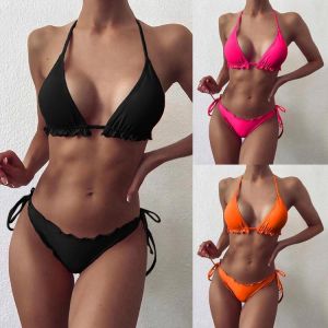 New Sexy Sequins Padded Mini Bikini Female Swimsuit Women Swimwear Two-pieces Bikini set Bather Bathing Suit Swim Lady Gifts