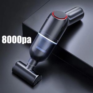8000Pa Wireless Car Vacuum Cleaner Handheld Cordless Dual-use Car Cleaner Home Pet Hair Sucker Car Electrical Accessories