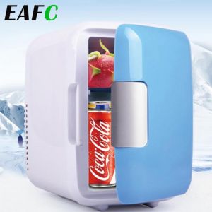 Portable Car Freezer 4L Mini Fridge Refrigerator Car Home Dual Use Car Fridge 12V Portable Cooler Heater Travel Refrigerator