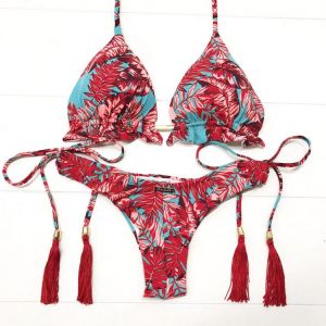 2020 Sexy High Waist Bikini Swimwear Women Swimsuit Push Up Bathing Suits Beach Wear Brazilian Bikini Set Maillot bain femme#Z