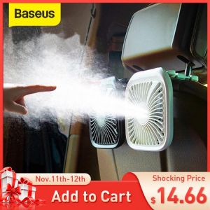 Baseus Mini USB Foldable Silent Fan For Car Backseat Air Condition 5V High Probability Ultra Quiet Cooler Three Grade Wind Speed