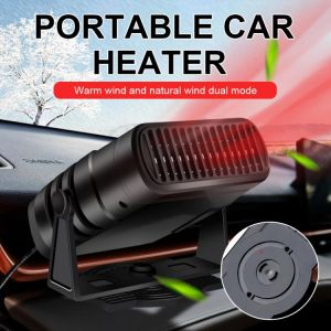Portable Car Heater 12V 24V Electric Car Heater Windshield Defrosting Heating Fan Adjustable Car Lighter Demister Defroster