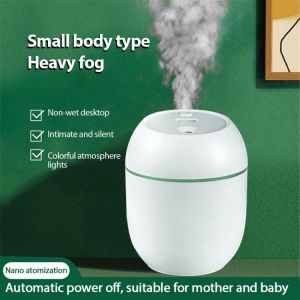 Portable USB Car Air Humidifier Mini Car Ultrasonic Air Humidifier LED Home Office Universal Air Humidifier Interior Accessory