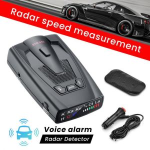 Car Radar Detector Anti Radar Detector English Russian Thai Speed Alarm System Speed Monitoring Detector Red Light Camera Alert