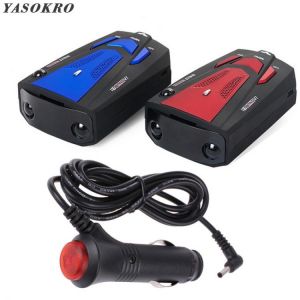 YASOKRO Car Vehicle Radar Detector 360 Degree Anti Car Detector V7 Speed Voice Alert Warning 16 Band Speed Control Detector