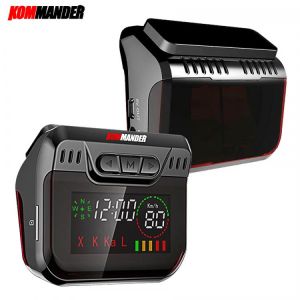 Kommander R600 Radar Detector LED display Radar Detectors  with GPS 2 in 1 Car Anti Radar Police Speed Auto X CT K La for Russia
