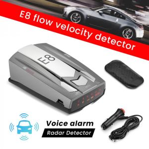 Car Radar Detector 16-Band 12V Vehicle Anti Radar Detector Speed Alarm Systems & Security Radar Detectors with English Russian