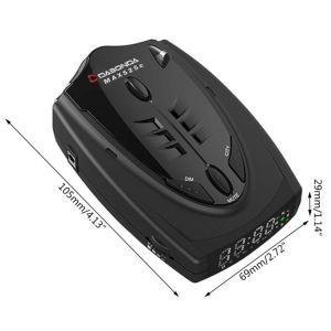 Car Ra dar Detector English Russian 360 Degree MAX525C Speed Voice Warning
