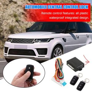 Car Remote Central Door Lock Entry Alarm System Locking Kit Keyless 410/T245 for Outdoor Personal Car Parts Decoration