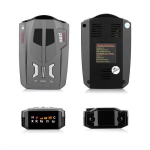 V9 Vehicle Radar Detector (English/Russian ) 360 Degree Car Trucker Speed Sensor Voice Alert Warning 16 Band LED Display