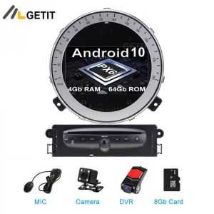 Android 10 Car Radio Stereo DVD Player GPS for Mini Cooper countryman 2011 2012 2013