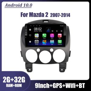 Android 10 Car Radio multimedia player For MAZDA 2 2007 2008 2009 2010 2011 2012-2014 car gps radio navigation video player 2din