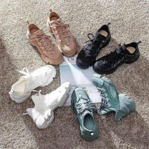 2021 Dad Shoes New Height Increasing Shoes for Women Chunky Sneakers Platform Shoes Women Shoes Woman Vulcanize Shoes