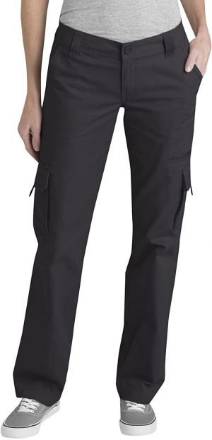 Dickies Women's Relaxed Fit Straight Leg Cargo Pant