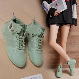 Women's Shoes Spring/summer 2021 New Korean Fashion Casual Flat Sneakers Comfortable and Breathable Women's High-top Sho