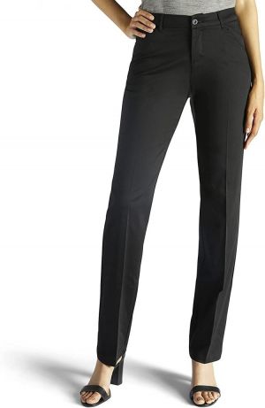 Lee Women's Flex Motion Regular Fit Straight Leg Pant