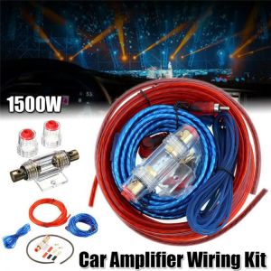 60 AMP Fuse Holder 8GA Power Cable Subwoofer Speaker Car Audio Wire Wiring Amplifier Installation Wires Kit  Amplificador Cable