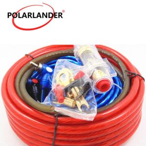 60 AMP Fuse Holder Car Audio Wire 1500W Wiring Amplifier Installation Kit Subwoofer Speaker 8GA Power Cable Copper Clad Aluminum