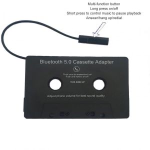 Handsfree Car Cassette Tape Adapter Microphone Bluetooth Mp3 Player Converter MP3/SBC/Stereo Audio Aux Adapter For IOS Android