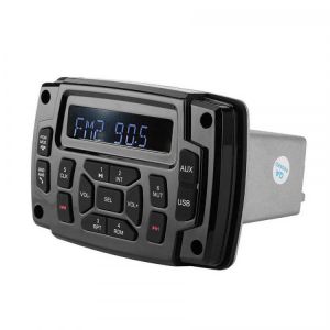 Waterproof Marine Bluetooth Stereo Radio 12V Digital Media Audio FM AM Receiver Boat MP3 Player with USB Auxiliary Input Output