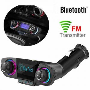 USB car charger LCD monitor wireless hands-free call car charger FM transmitter MP3 player radio adapter TF card car accessories