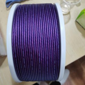 Pure Copper Car Audio Hi-Fi Speaker Cable OFC 14GA 16GA 18GA Speaker Cable Car Stereo HiFi/Car Audio System Purple 0.5m