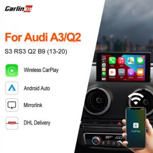 Carlinkit 2.0 Wireless Auto Smart Box For Audi A3 S3 RS3 Q2 Q2L 2013-2020 Support Carplay Android Auto Connect Mirrorlink IOS 14