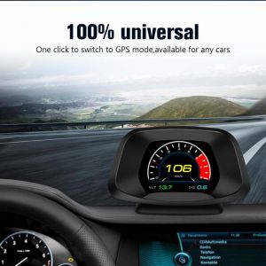 Car Electronic HUD Head Up Display OBD OBD2 Universal Speed Projector Display Fuel Consumption Temperature Diagnostic Tool