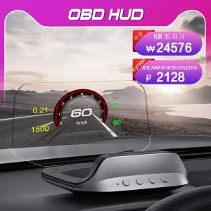 OBDHUD C3 Plus Auto Projector Hud Navigation GPS Obd2 Ebod Speedometer Head up display Electronics Car accessories For All Car