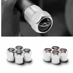 4pcs New Metal Wheel Tire Valve Caps For AUDI BMW VW Opel Fiat Mazda Ford Toyota Seat Nissan Hyundai Mazda Car Styling