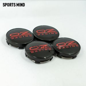 4PCS/lot 14 COLORS 60MM OZ Racing Car Wheel Center Hub Caps Car Emblem Badge Logo Wheel Center Cap label car styling accessories