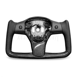Replacement Steering Wheel Carbon Fiber Customized Fits For Tesla Model 3  Model Y Yake 2017 2018 2019 2020 2021