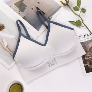 Women Crop Top Female Bandeau Bra Seamless Tube Top Lingerie Sexy Underwear Fitness Cropped Streetwear Camis Sport Tee Tank Top