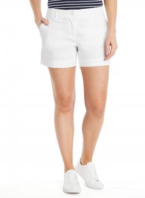 Nautica Women's Comfort Tailored Stretch Cotton Solid and Novelty Short