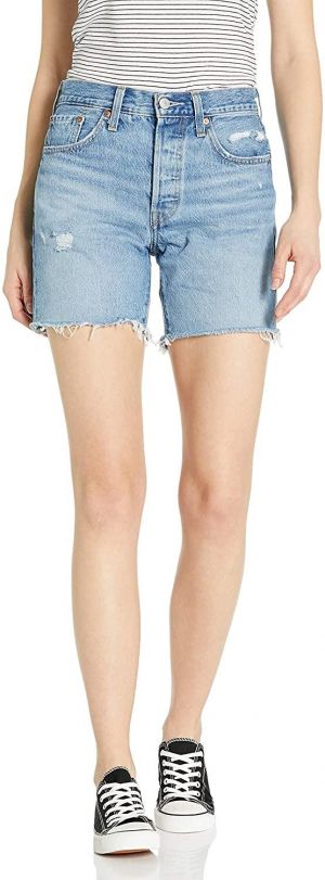 Levi's Women's Premium 501 Mid Thigh Short