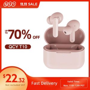 QCY  T10 Bluetooth 5.0 Earphones Sports In-Ear Headphones Ultra-Long Standby