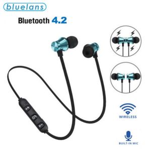 XT11 Magnetic In-Ear Stereo With Microphone Headset Wireless Bluetooth 4.2 Universal Sports Headset