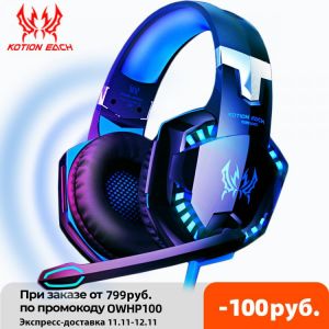 Game Headphones Gaming Headsets Bass Stereo Over-Head Earphone Casque PC Laptop Microphone Wired Headset For Computer PS4 Xbox