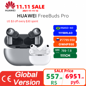 Global Version HUAWEI Freebuds Pro Smartearphone Qi Wireless Charge ANC Function For Mate 40 Pro P30 Pro CODE:BEREADY500