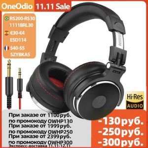 Oneodio Wired Professional Studio Pro DJ Headphones With Microphone Over Ear HiFi Monitor Music Headset Earphone For Phone PC
