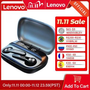 Lenovo QT81 TWS Wireless Headphone Stereo Sports Waterproof Earbuds Headsets with Microphone Bluetooth Earphones HD Call 1200mAh