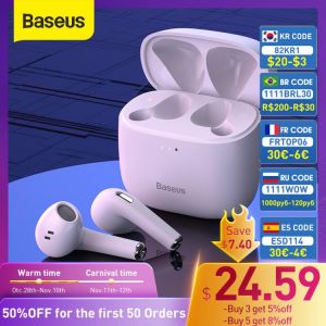 Baseus True Wireless Earphone Bluetooth Bowie E8 Low Latency TWS Headphone ENC Dual-device Earbuds Support Anti-lost for Sports